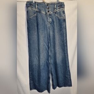 Free people super sweeper jeans